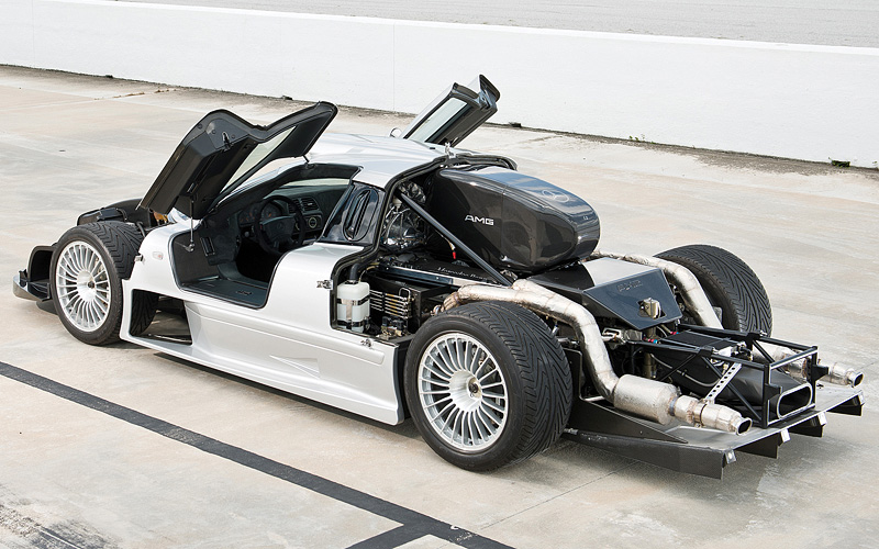 1998 Mercedes-Benz CLK GTR AMG Coupe; top car design rating and specifications