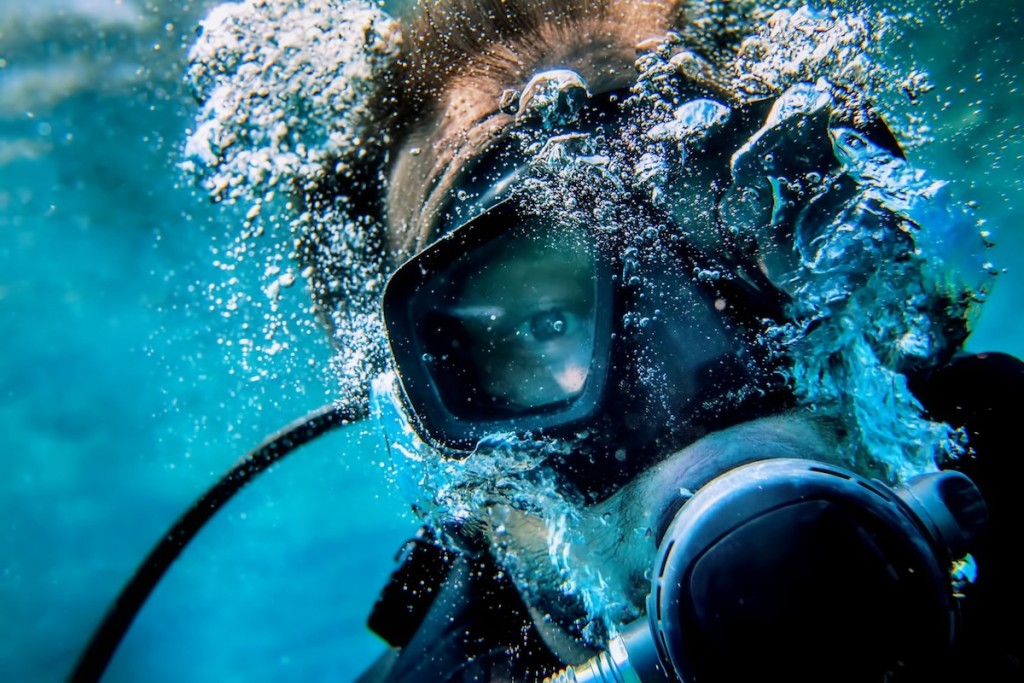 diver selfy